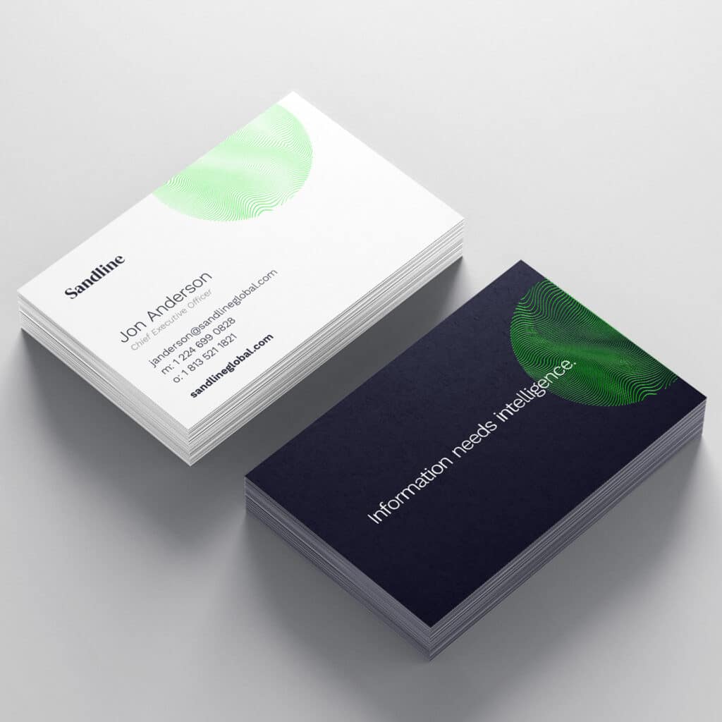 Sandline Business Card Design