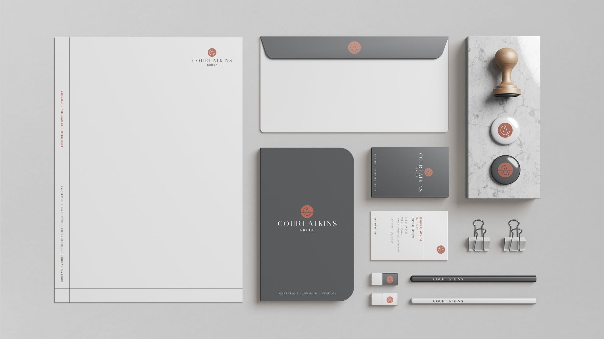 Court Atkins Group Stationery Suite