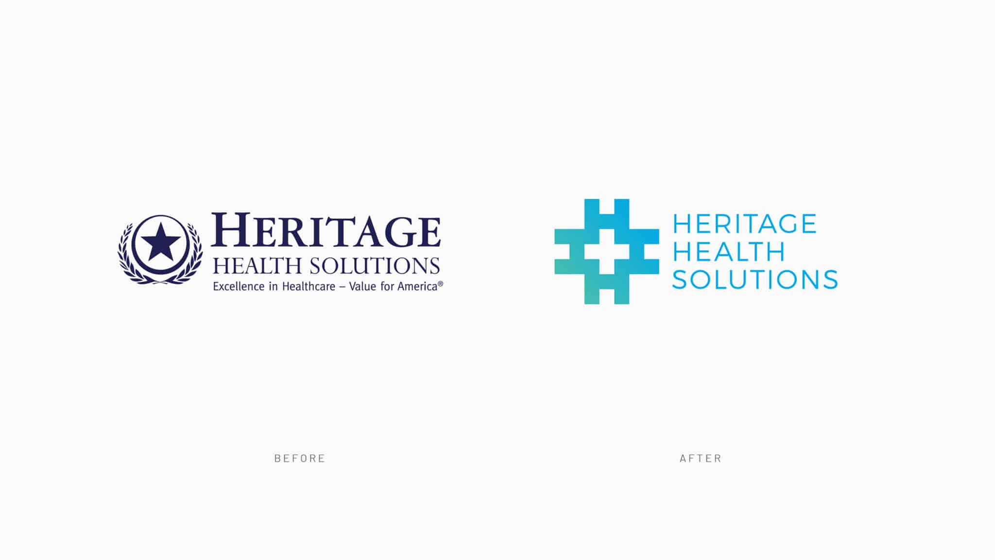 Heritage Health Solutions Before and After Logo