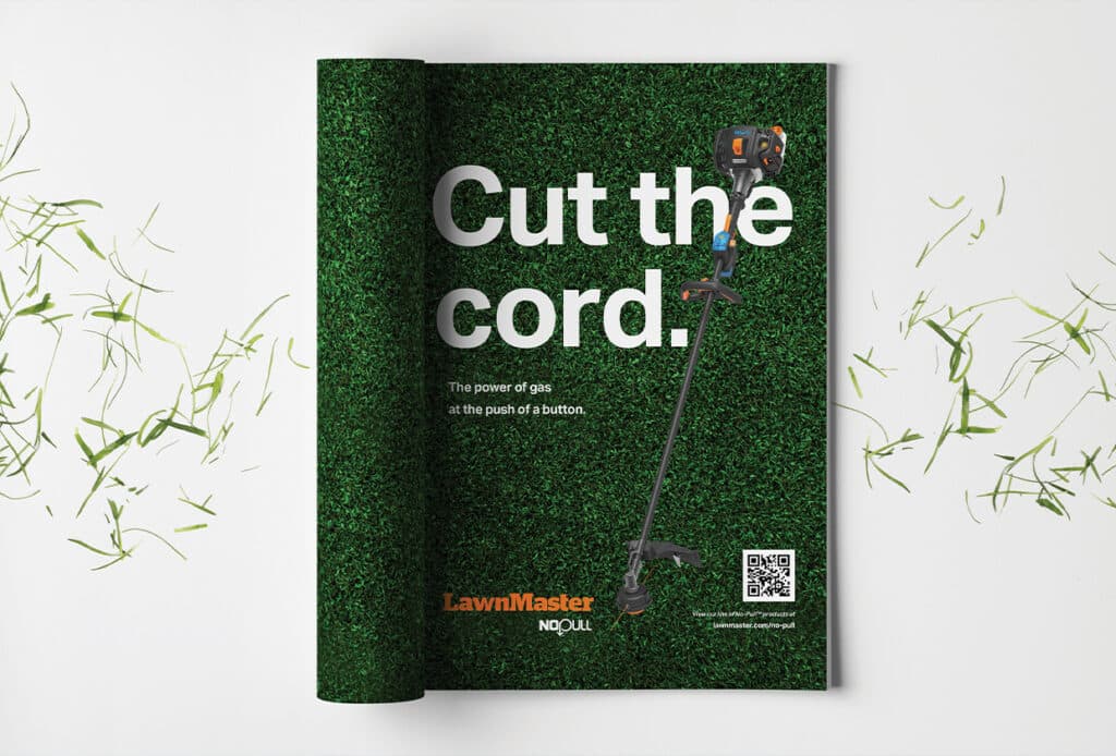 LawnMaster Marketing Campaign Print Ad