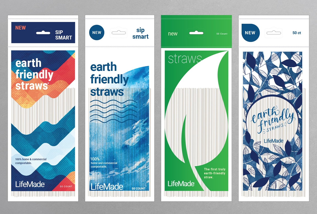 LifeMade Straw Package Design