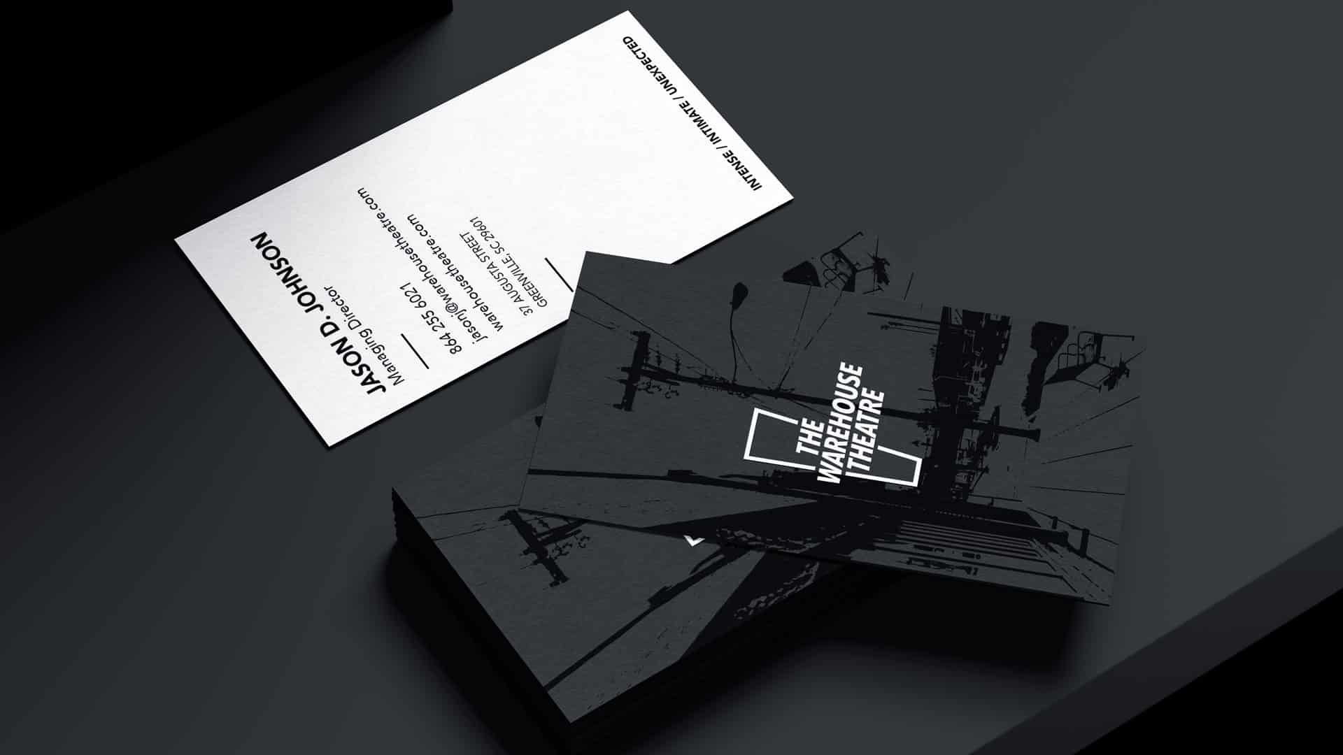 Warehouse Theatre Business Cards