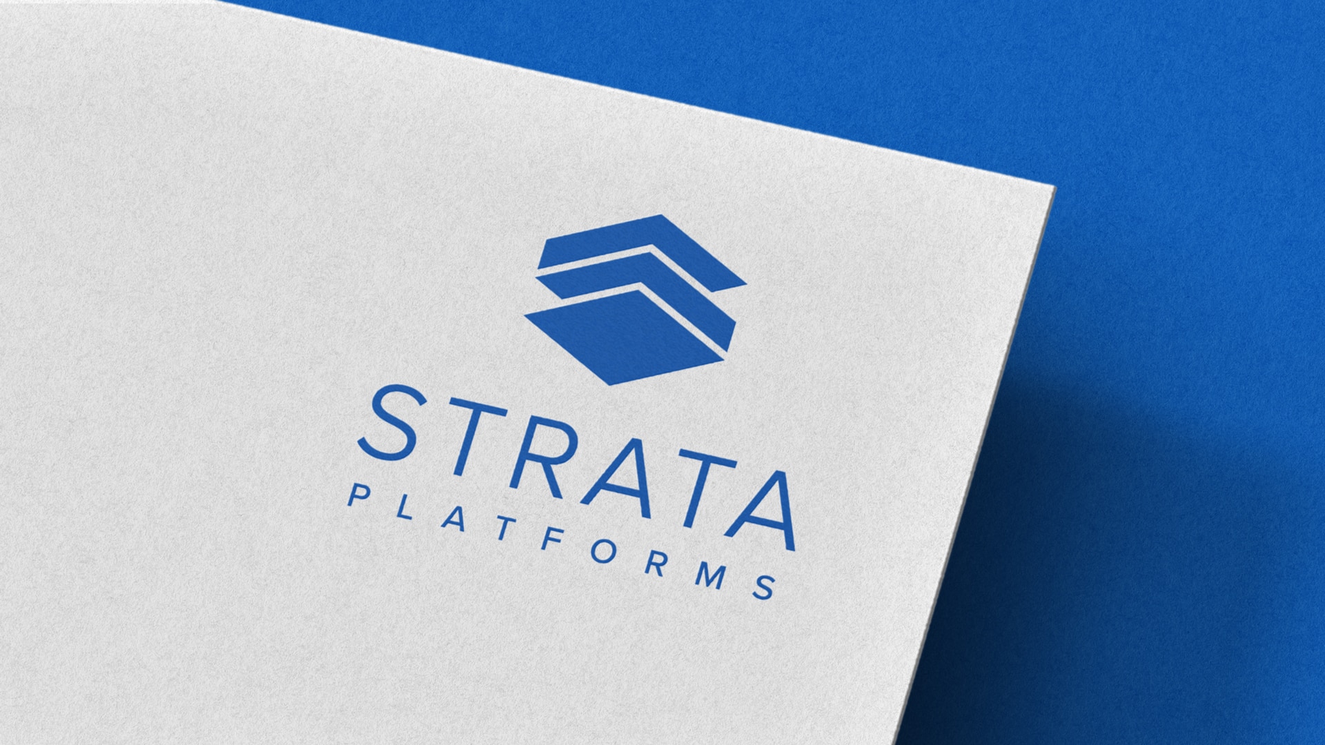 Strata Platforms SaaS Logo Design
