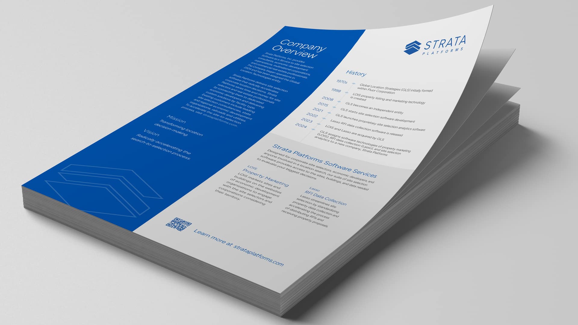 Strata Platforms SaaS Collateral Design