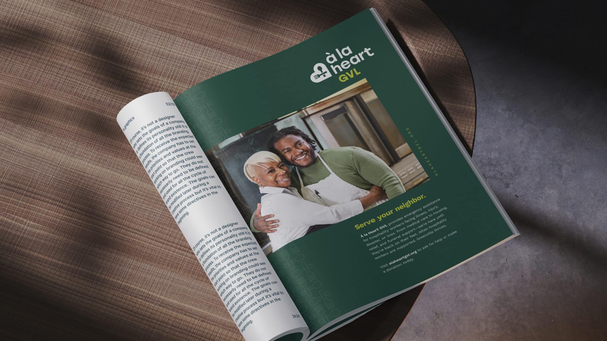 À la Heart GVL Print Ad