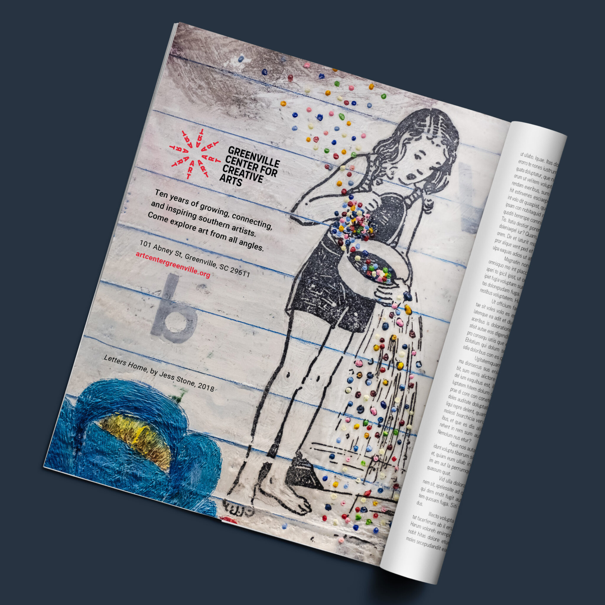 Vessel Magazine Brand Awareness Ad