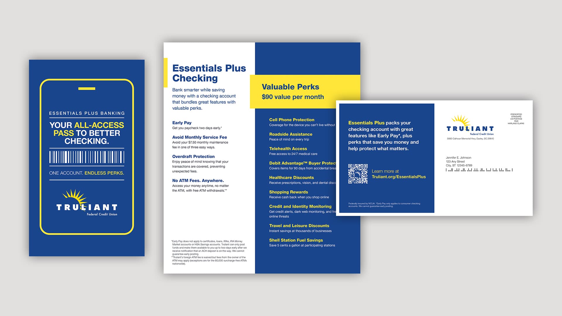 Truliant Essential Plus Self Mailer Design