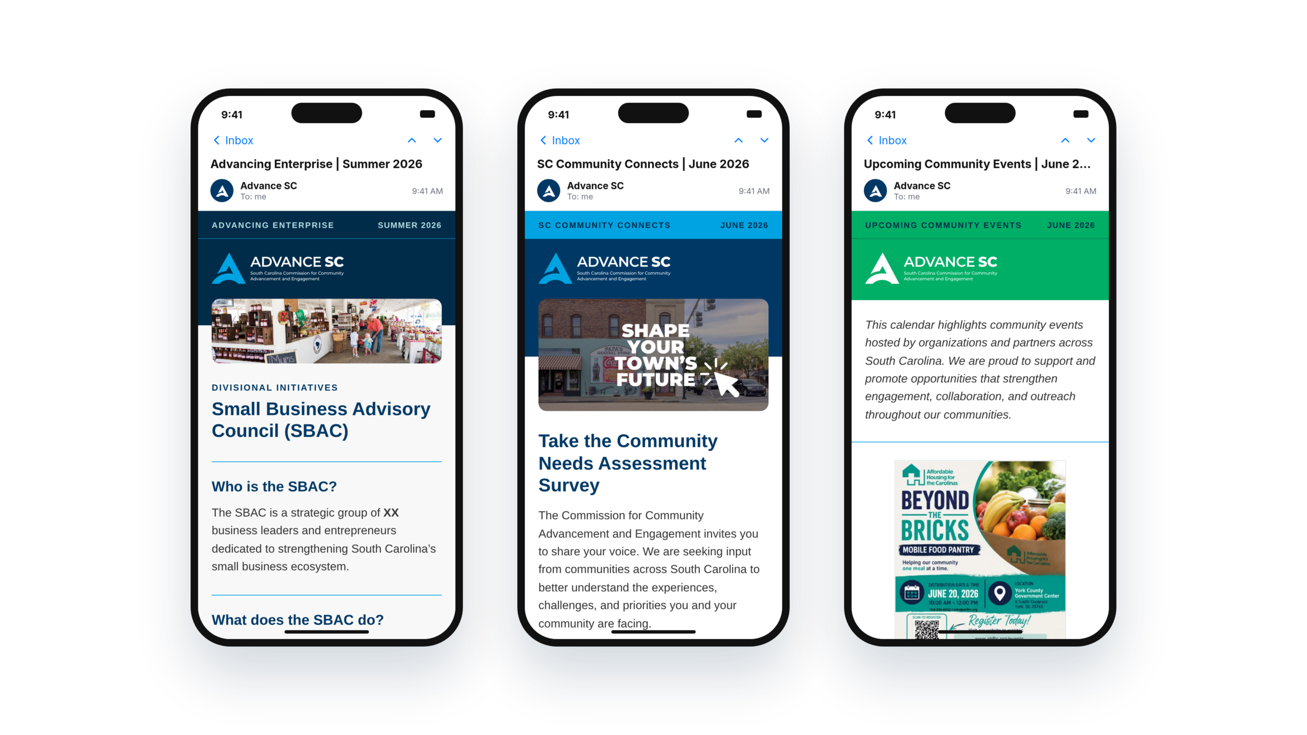 AdvanceSC Email Design