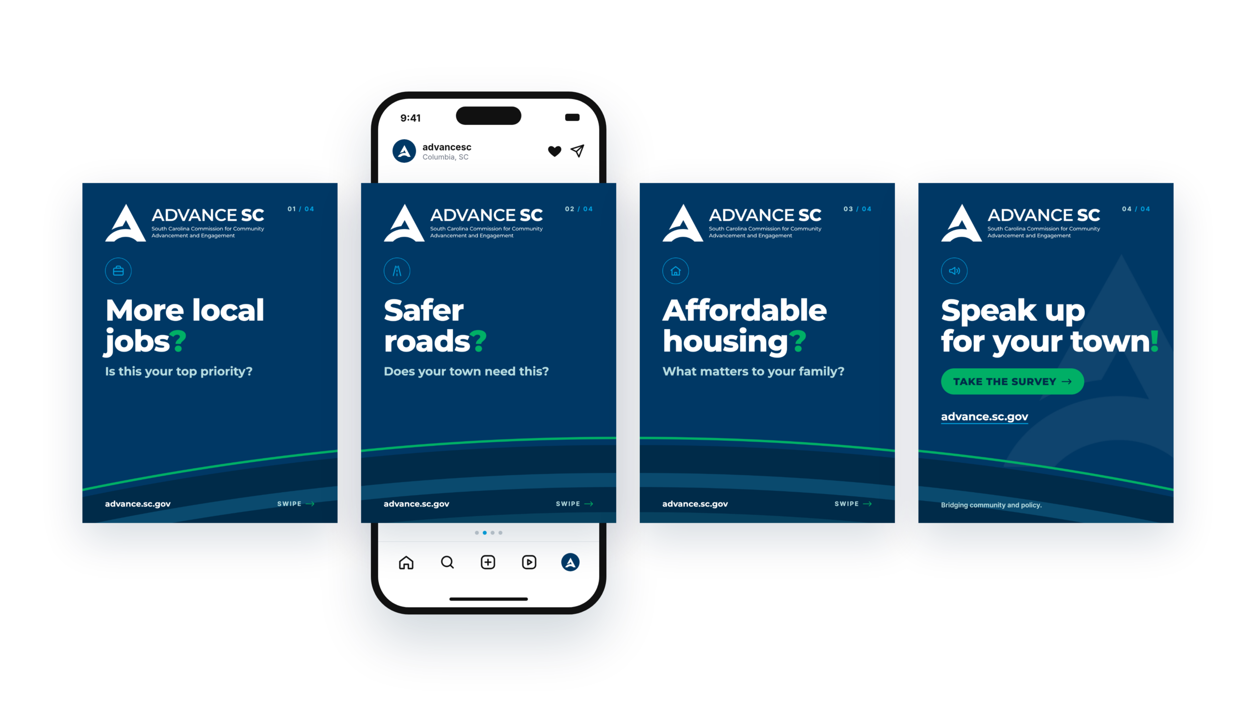 Advance SC Social Survey Campaign
