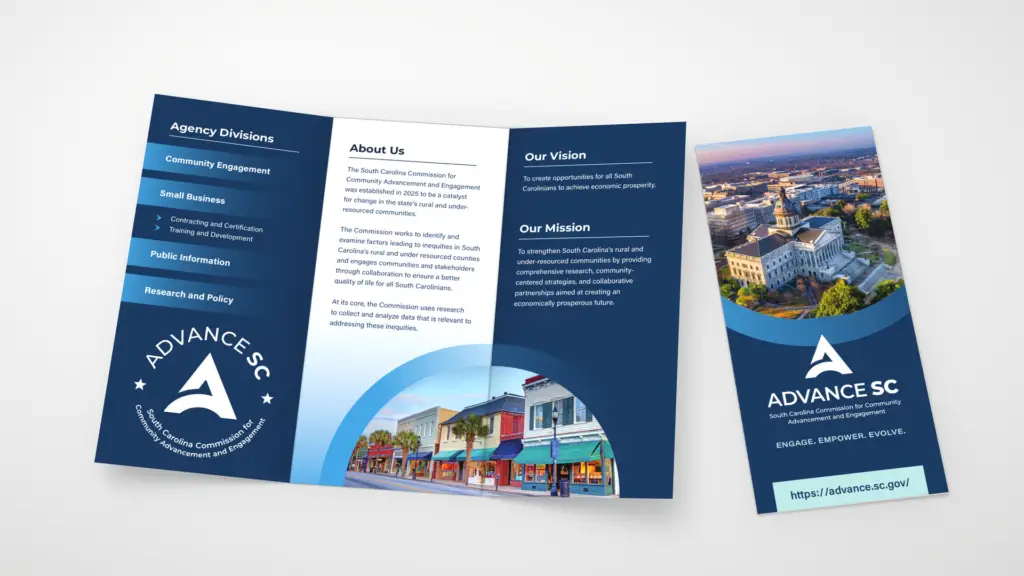 AdvanceSC Branding - Trifold Brochure Design