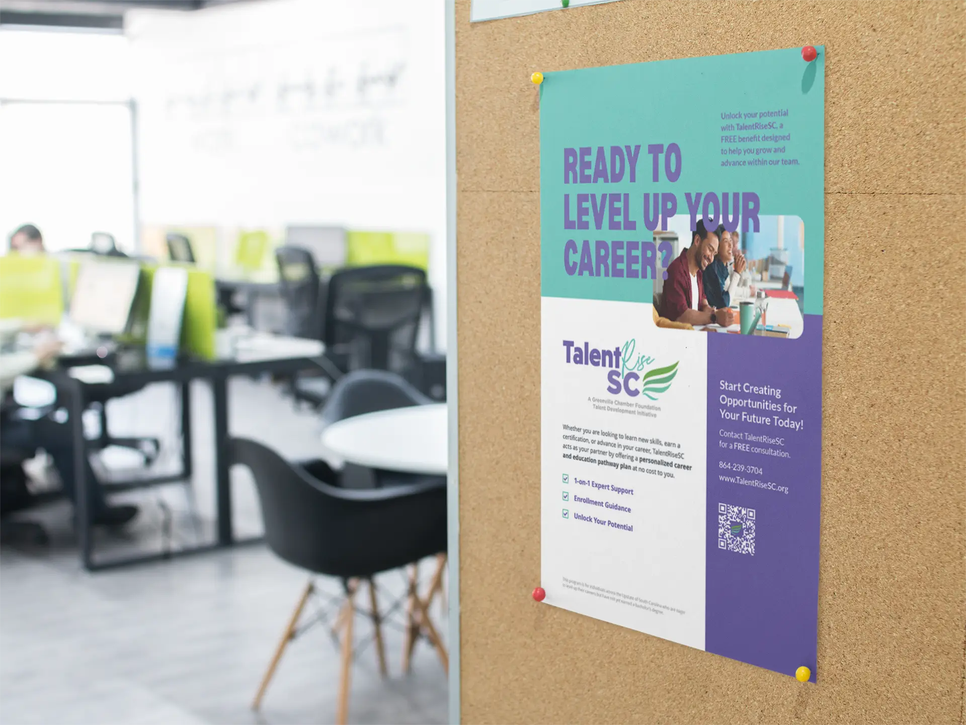 TalentRiseSC Poster Design