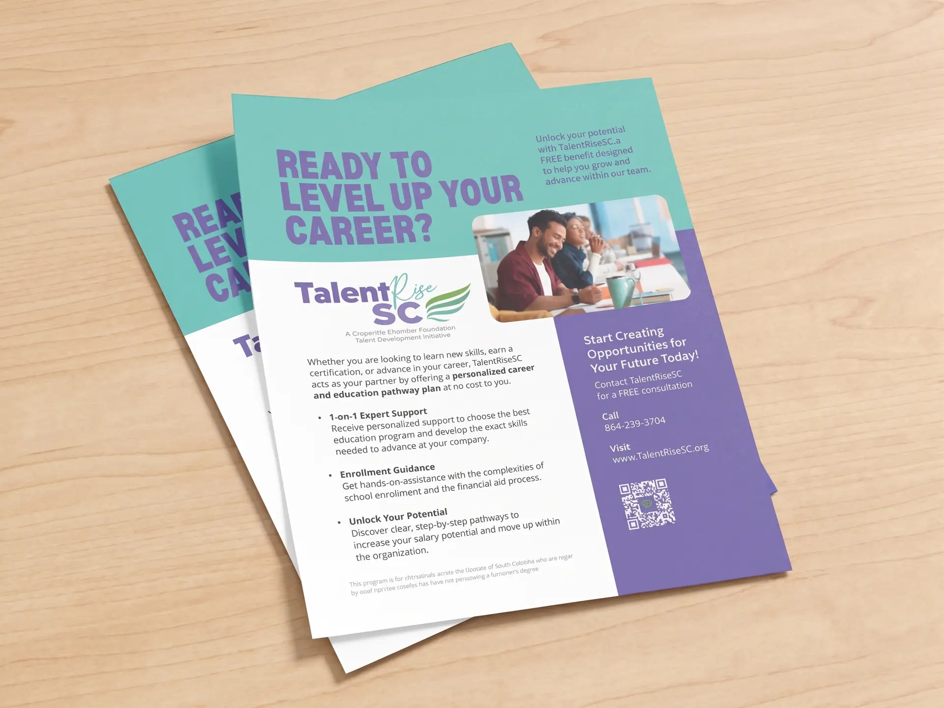 TalentRiseSC Flyer Design
