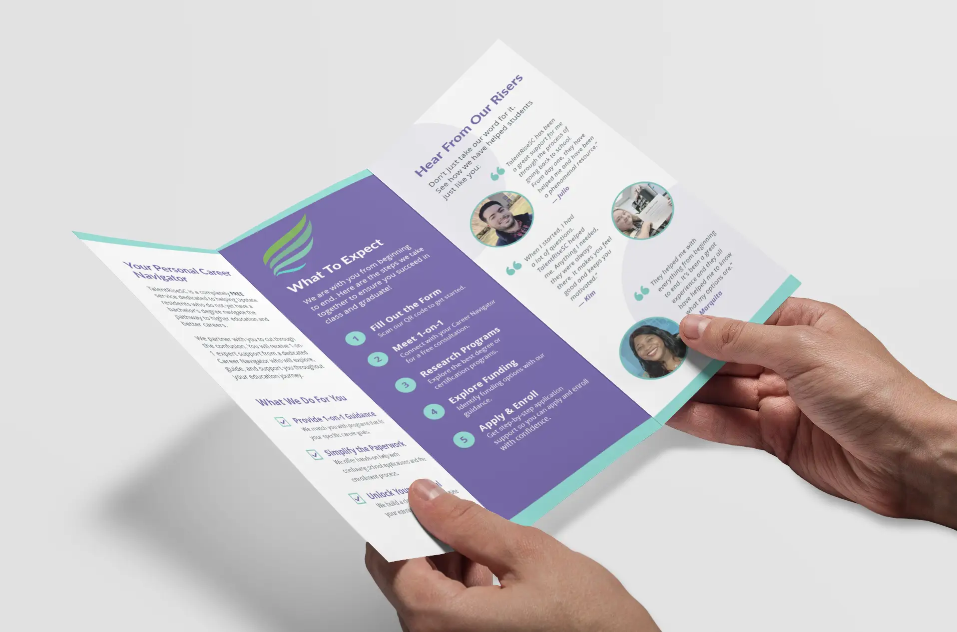 TalentRiseSC Trifold Brochure