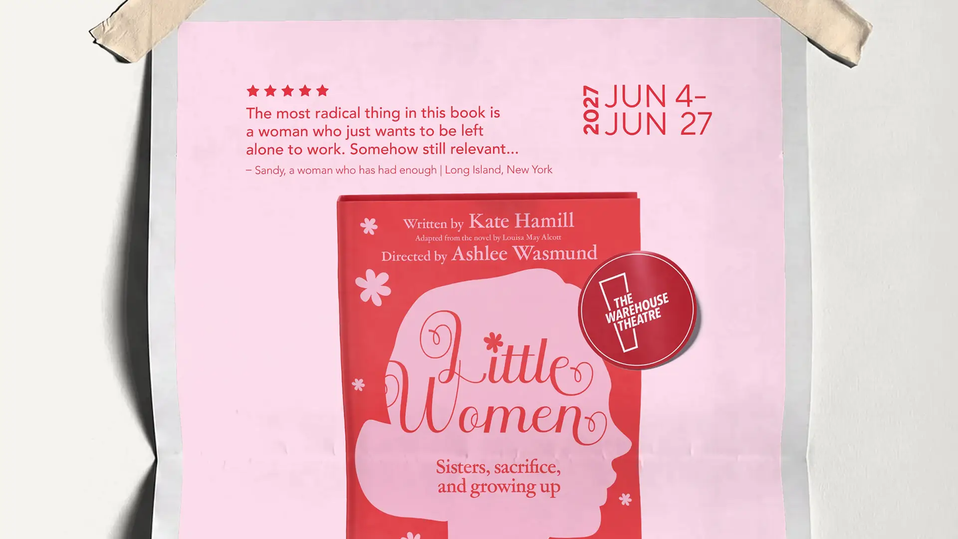 The Warehouse Theatre Season 53 Little Women Poster Design