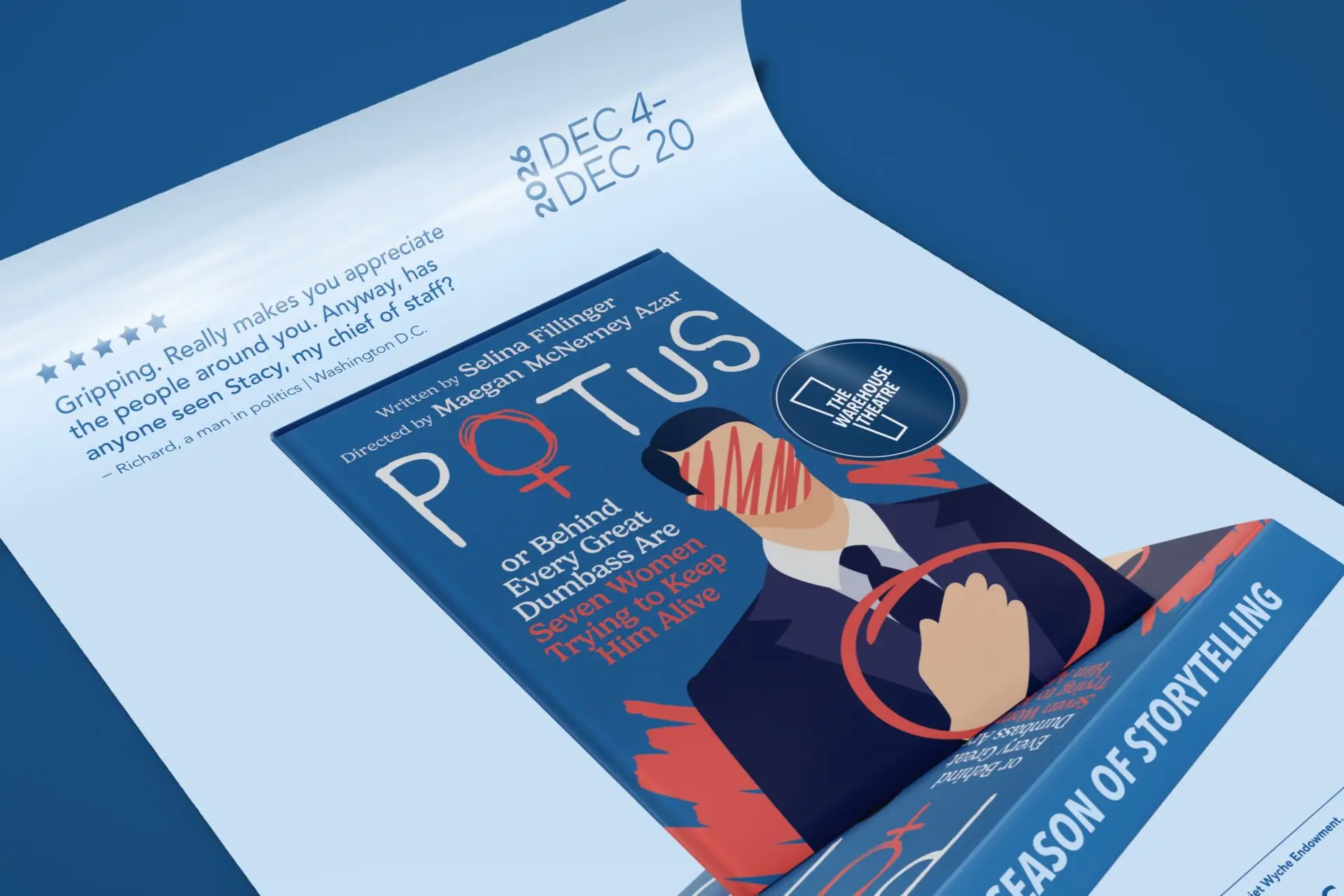 Nonprofit Arts Theatre Branding and Campaign Design: Potus