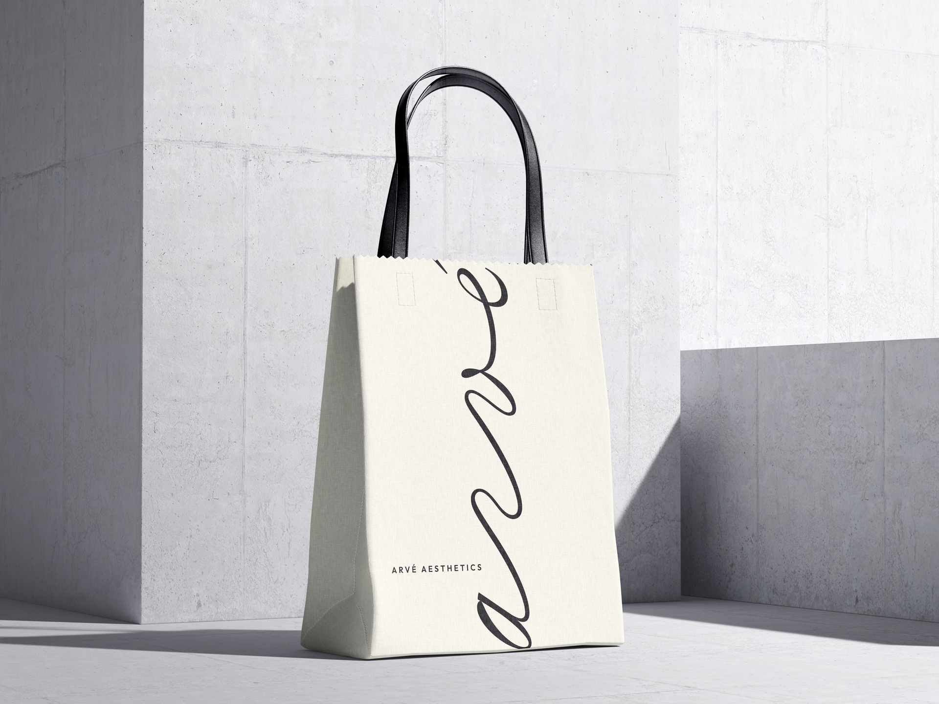 Arvé Aesthetics Branded Bag