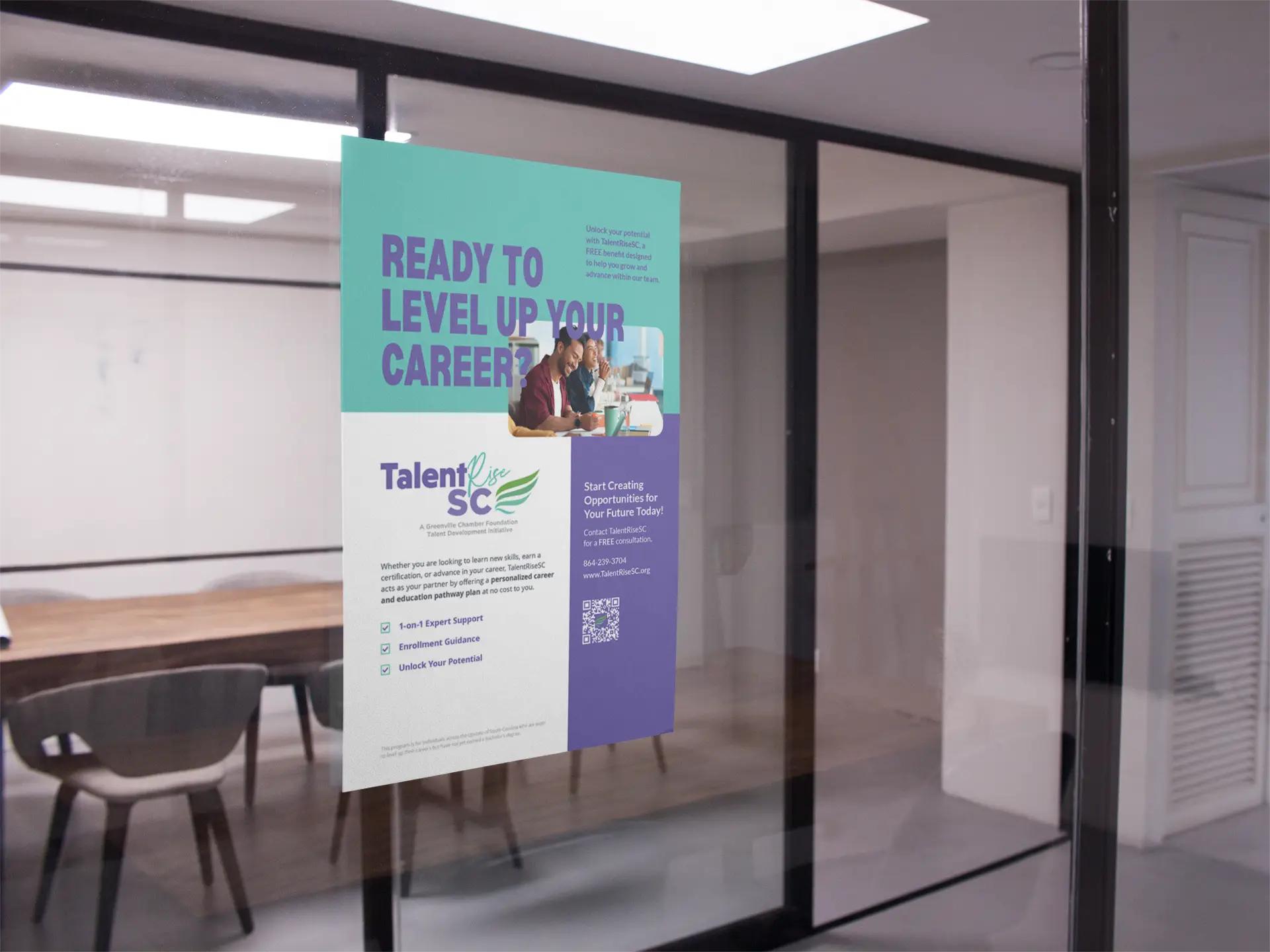 TalentRiseSC Poster Design